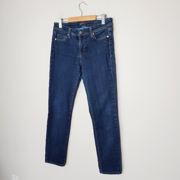 FIDELITY Stevie Skinny Dark Wash Jeans - Picture 2 of 12